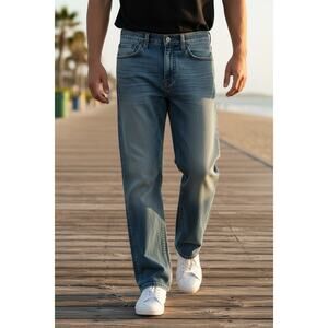 Express Jeans Kingston Boot Cut Blue Denim Jeans W34 L30